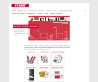 Freesoftware.de(Online-Druckerei für ROLLUP Display Banner ✓ Messewand ✓ Fahnen ✓ von reese®) Screenshot