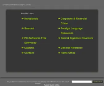 Freesoftwaresforpc.com(Free Softwares for pc) Screenshot