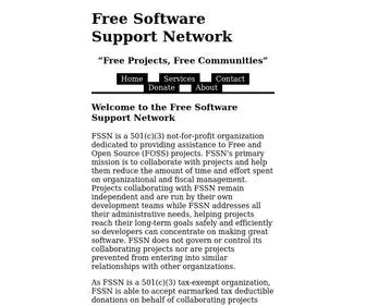 Freesoftwaresupport.org(Free Software Support Network) Screenshot