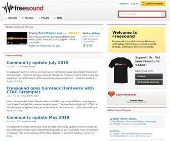 Freesound.org(Sound) Screenshot