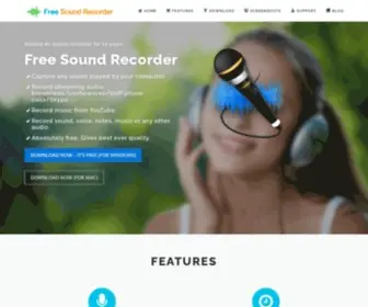 Freesoundrecorder.net(Free Sound Recorder) Screenshot