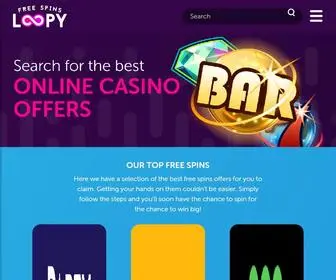 Freespinsloopy.com(Free Spins Loopy) Screenshot