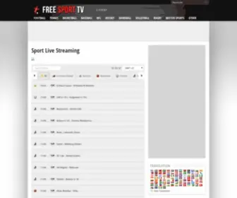 Freesport-TV.com(Free Sport TV) Screenshot