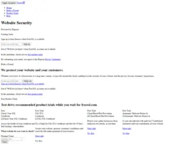 Freessl.com(Free SSL Certificates) Screenshot