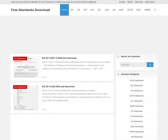 Freestandardsdownload.com(Free Standards Download) Screenshot