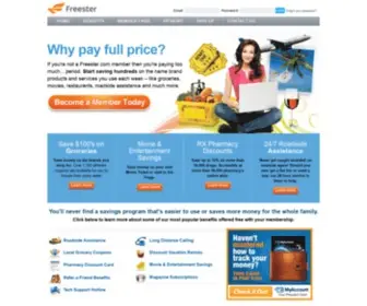 Freester.com(Free credit score) Screenshot