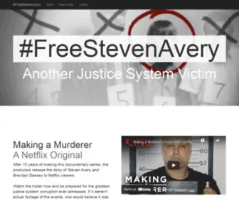 Freestevenavery.com(Free Steven Avery) Screenshot