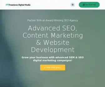 Freestonedigitalmedia.com(SEO Consulting & Website Development) Screenshot