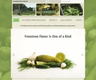 Freestonepickles.com(Freestone Pickles) Screenshot