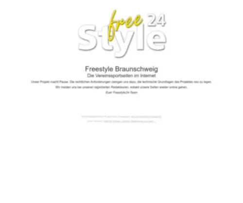 Freestyle-Braunschweig.de(Sport in Braunschweig) Screenshot