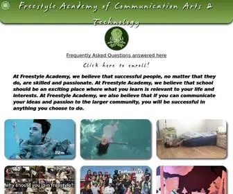 Freestyleacademy.rocks(Freestyle Academy of Communication Arts & Technology) Screenshot