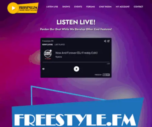Freestyle.fm(Miami Freestyle Radio Station) Screenshot