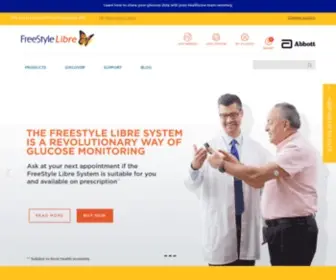 Freestylelibre.co.uk(FreeStyle Libre 2) Screenshot