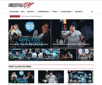 Freestylerap.org(Noticias sobre Freestyle RAP hispano. ⚡ Batalla de Gallos) Screenshot