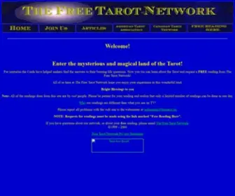 Freetarot.us(The Free Tarot Network) Screenshot