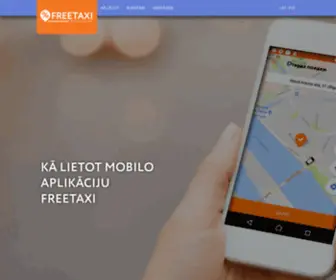 Freetaxi.lv(Taksometru izsaukšanas aplikacija) Screenshot