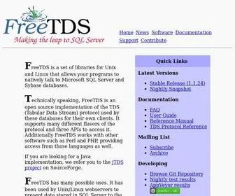 Freetds.org(Freetds) Screenshot