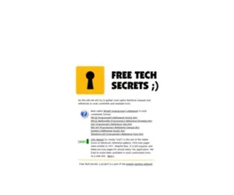 Freetechsecrets.com(Free Tech Secrets) Screenshot
