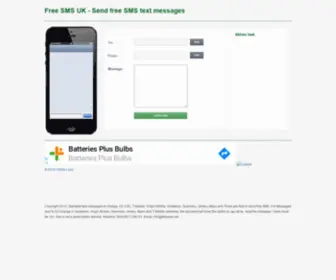 Freetextuk.com(Free SMS UK) Screenshot