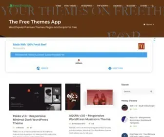 Freethemes.app(Most Popular Free Premium Themes) Screenshot