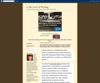 Freethewriterinside.com(4 The Love of Writing) Screenshot