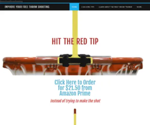 Freethrowtrainer.com(Coach yourself and others to shoot better free throws with the Free Throw Trainer) Screenshot