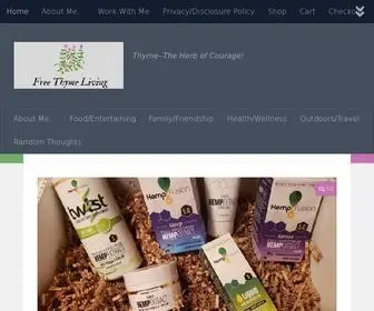 Freethymeliving.com(Free Thyme Living) Screenshot