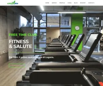 Freetimeclub.ch(Primo centro fitness​ con palestra ​aperto a Lugano​) Screenshot