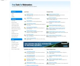 Freetoolsforwebmasters.com(Free tools for your search engine optimization) Screenshot