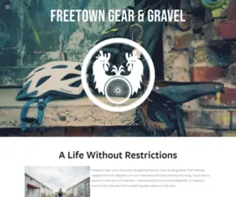 Freetowngear.com(Freetown Gear & Gravel) Screenshot