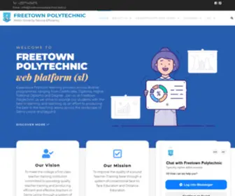 Freetownpolytechnic.edu.sl(Sincerity Service Efficiency) Screenshot