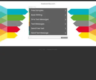 Freetowrite.com(freetowrite) Screenshot