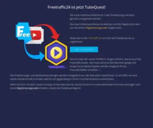 Freetraffic24.com(Freetraffic 24) Screenshot