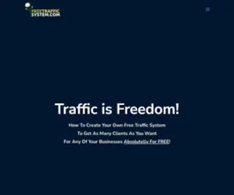 Freetrafficsystem.com(Free Traffic System) Screenshot