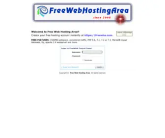 Freetzi.com(Free Web Hosting Area) Screenshot