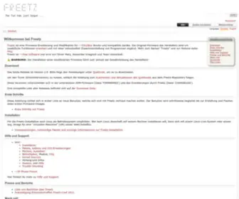 Freetz.org(WikiStart.en) Screenshot