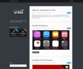 Freeuikits.com(Resources For Designers) Screenshot