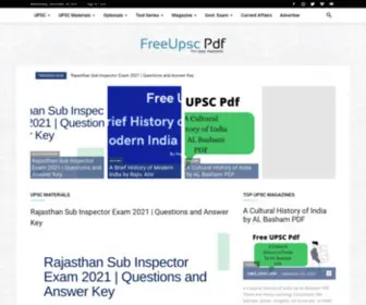 FreeupscPdf.com(The Aspirants Choice) Screenshot