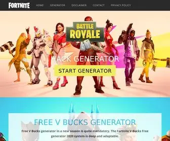 FreevBucks.store(Free V Bucks generator in a new season) Screenshot