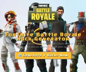 FreevBuckx.com(Fortnite Battle Royale hack) Screenshot