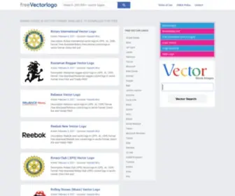 Freevectorlogo.net(Free vector logo) Screenshot