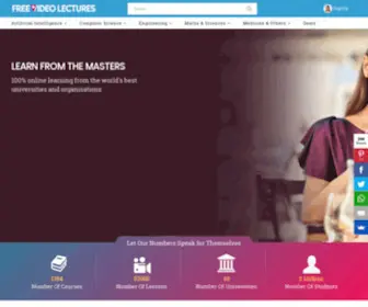 Freevideolectures.com(Free Video Lectures) Screenshot