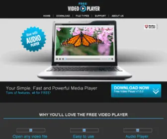 Freevideoplayer.com(Free Video Player) Screenshot