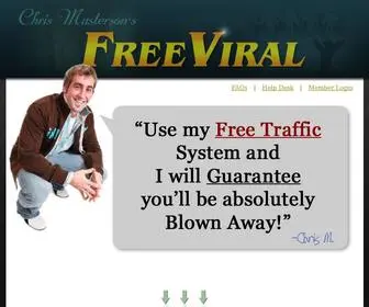 Freeviral.com(Free viral traffic for your website) Screenshot