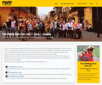 Freewalkingtoursperu.com(Free Walking Tour Peru) Screenshot