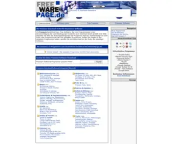 Freewarepage.de(Kostenlose Software) Screenshot