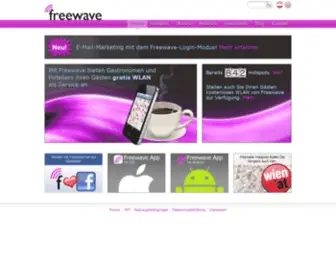 Freewave.at(Gratis WLAN für Gastronomie) Screenshot