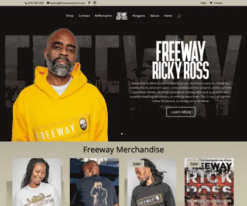 Freewayenterprise.com(Freeway Ricky Ross Social Media) Screenshot