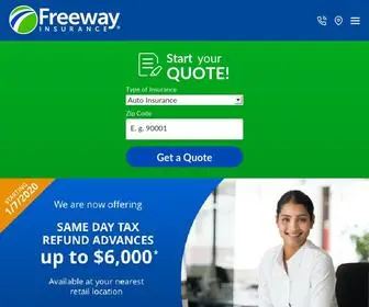 Freewayinsurance.com(Freeway Insurance) Screenshot