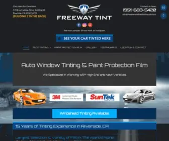 Freewaywindowtintriverside.com(Auto Tint) Screenshot